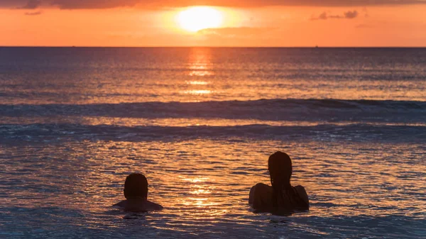 Tropical Sunset from Koh Rong Island, Cambodge — Photo