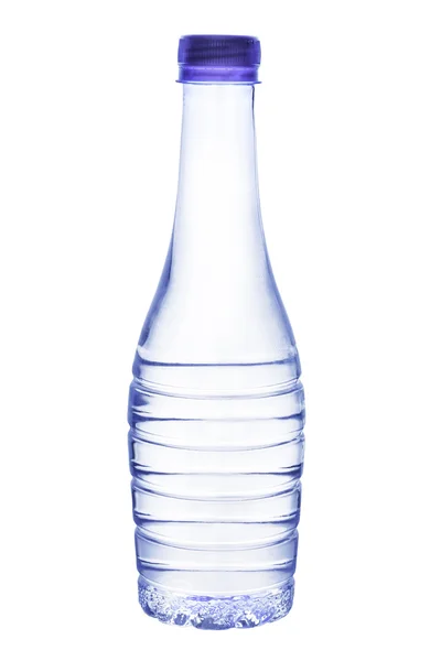 Botella de plástico aislado sobre fondo blanco —  Fotos de Stock