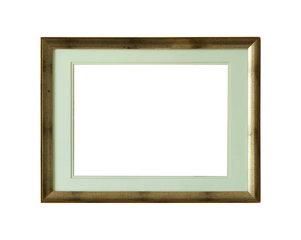 Vintage Picture Frame Isolated White Background — Stock Photo, Image