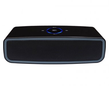 Bluetooth, beyaz bir arka plan üzerinde nfc hoparlör