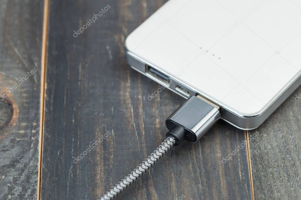 Cables usb and Power Bank
