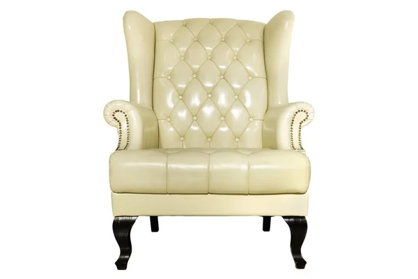 Luxus Vintage Stuhl Isoliert Auf Weißem Hintergrund — Stockfoto