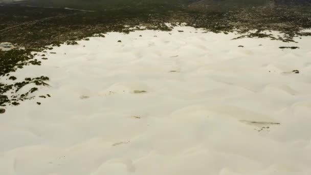 南アフリカのアトランティス・砂丘の地平線を明らかにする — ストック動画