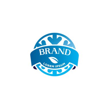  Yaratıcı ve modern dondurulmuş gıda logosu tasarım şablonu gıda ticareti amacı için vektörler
