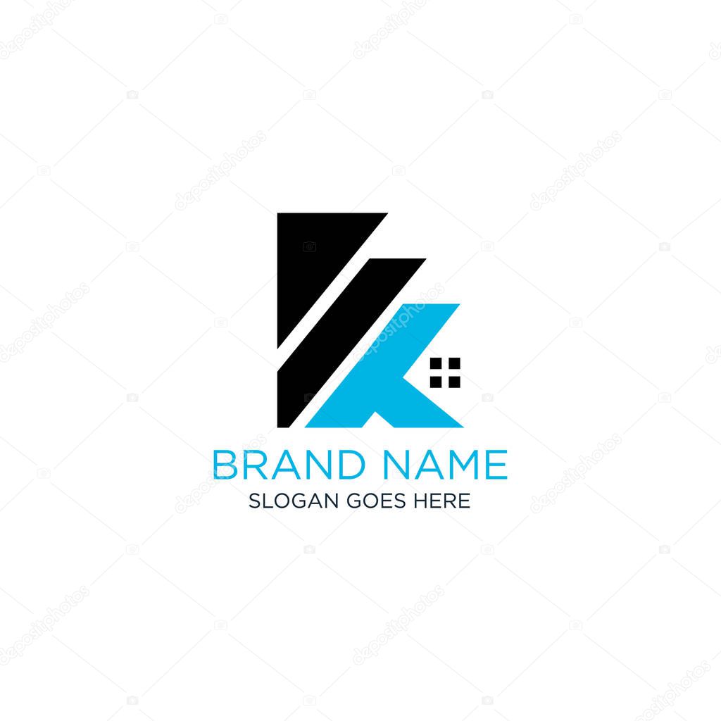 Creative and modern K letter logo design template vector eps for use business purpose