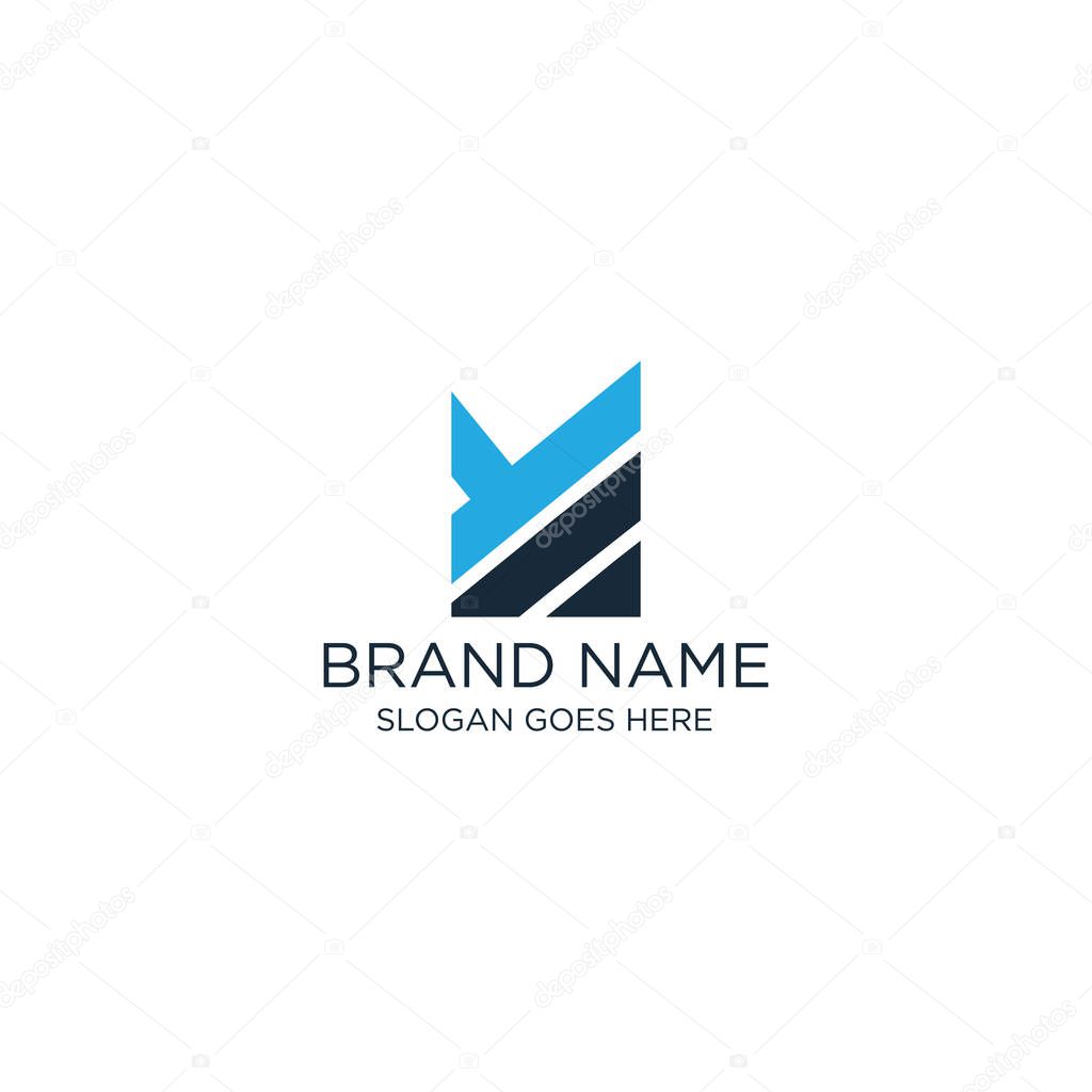 Creative and modern letter Y investor logo design template vector eps for use air business/finance purpose