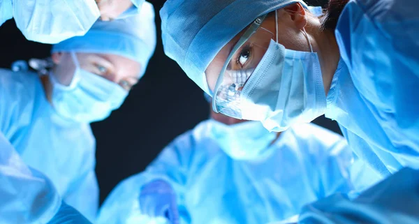 Team surgeon at work on operating in hospital — Stock Photo, Image