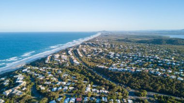 Beach Noosa çevresinde hava atış