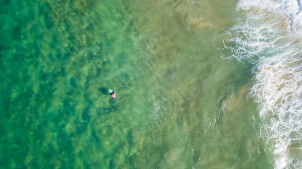 Aerial shot of beach around Noosa — Stock Photo, Image