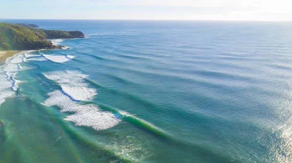 Beach Noosa çevresinde hava atış — Stok fotoğraf