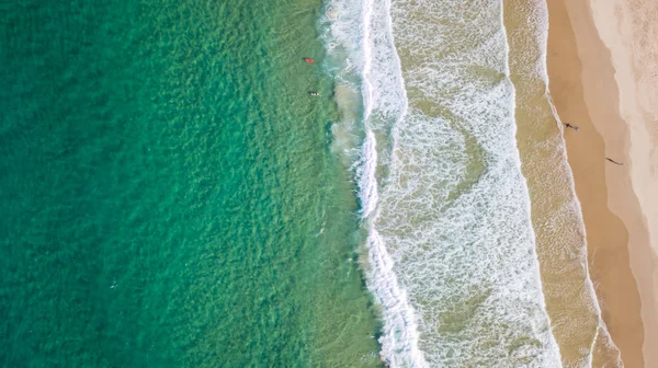 Luchtfoto van strand rond Noosa — Stockfoto