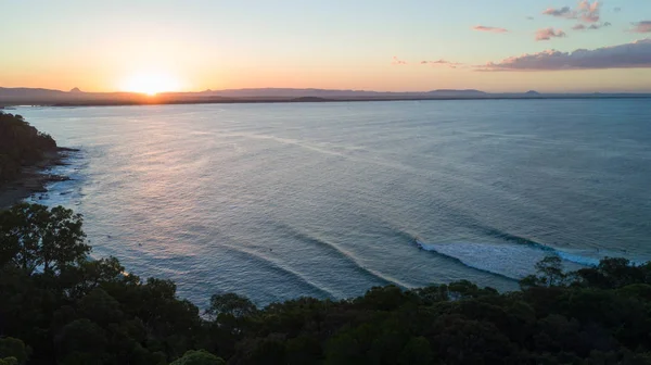 Beach Noosa çevresinde hava atış — Stok fotoğraf