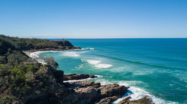 Beach Noosa çevresinde hava atış — Stok fotoğraf