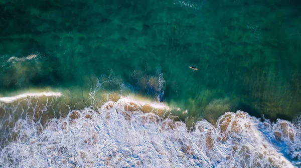 Luchtfoto van strand rond Noosa — Stockfoto