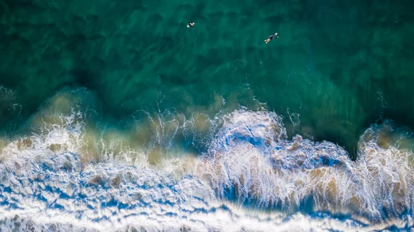 Foto aerea della spiaggia intorno a Noosa Fotografia Stock