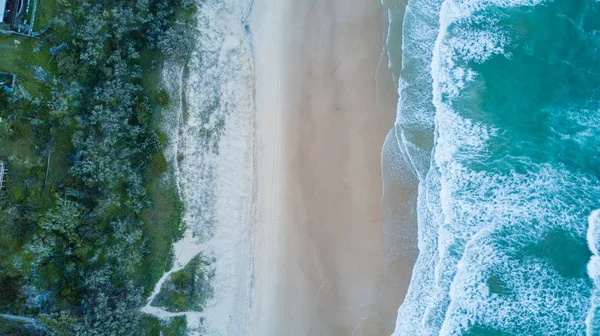 Tiro aéreo de praia em torno de Noosa Fotografias De Stock Royalty-Free