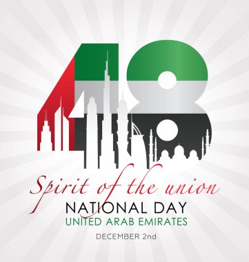 United Arab Emirates national day clipart