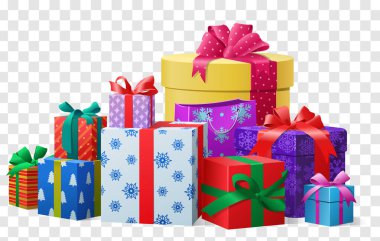 holiday present boxes clipart