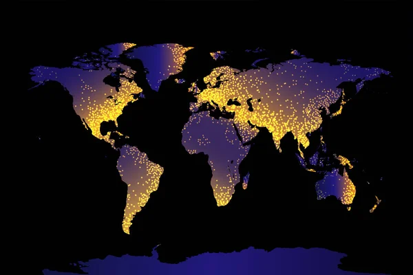 Planète Terre de l'espace — Image vectorielle