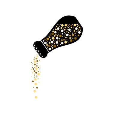 Sarı pudralı çeşnilendirme ikonu