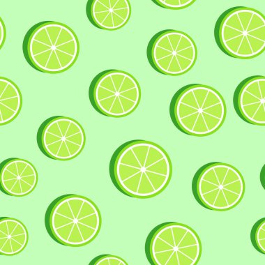 Limon dilimleriyle kusursuz desen