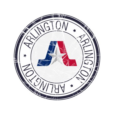 Arlington şehri, Teksas vektör damgası