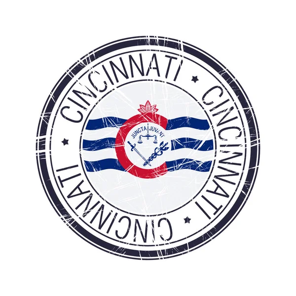 Ciudad de Cincinnati, Ohio sello vectorial — Vector de stock