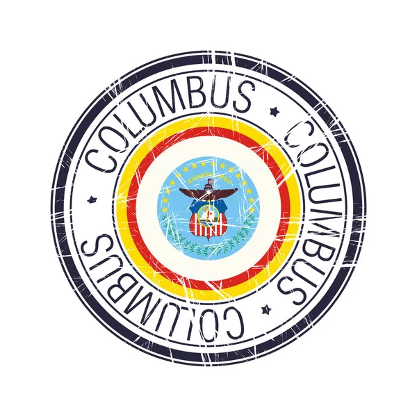 Ciudad de Columbus, Ohio sello vectorial — Vector de stock