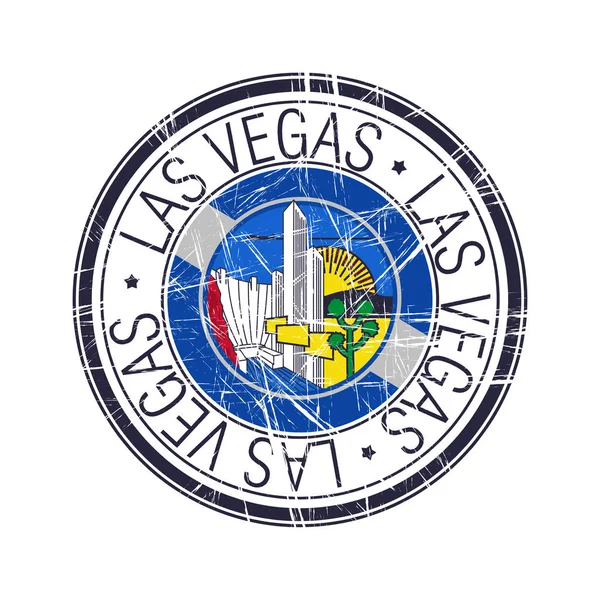 Ciudad de Las Vegas, Nevada sello vectorial — Vector de stock