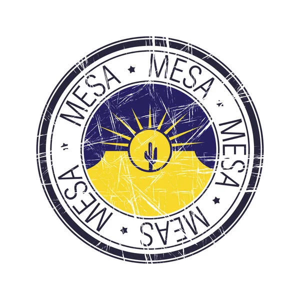 Cité de Mesa, Arizona timbre vectoriel — Image vectorielle