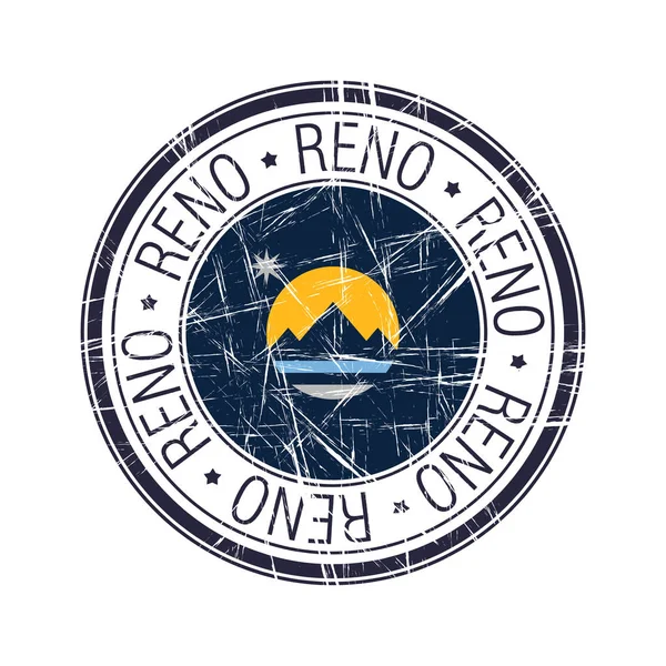 City of Reno, Nevada vector stamp — стоковий вектор
