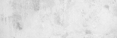 Tam Çerçeve Panorama Duvarı Arkaplan Yüksek Çözünürlük Beyaz Gri Çimento Soyut Doku.