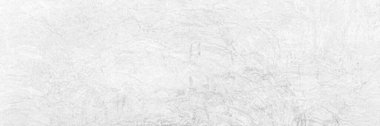 Beton duvar tabanı Yüksek Çözünürlük Beyaz ve Gri Panorama Tam çerçeve Soyut doku arkaplanı.