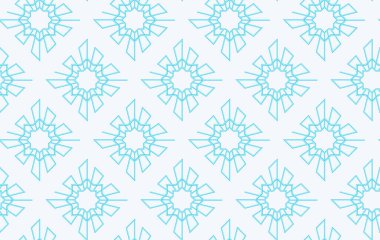 Kar taneleri vektörsüz kış deseni beyaz zemin üzerinde mavi grafik tanecikleri yeni yıl dekorasyon ağı, grafik süslemeleri