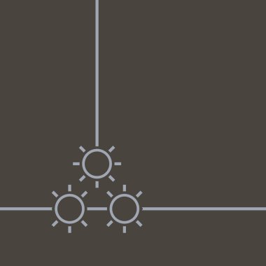 dişli simgesini metin için yer ile