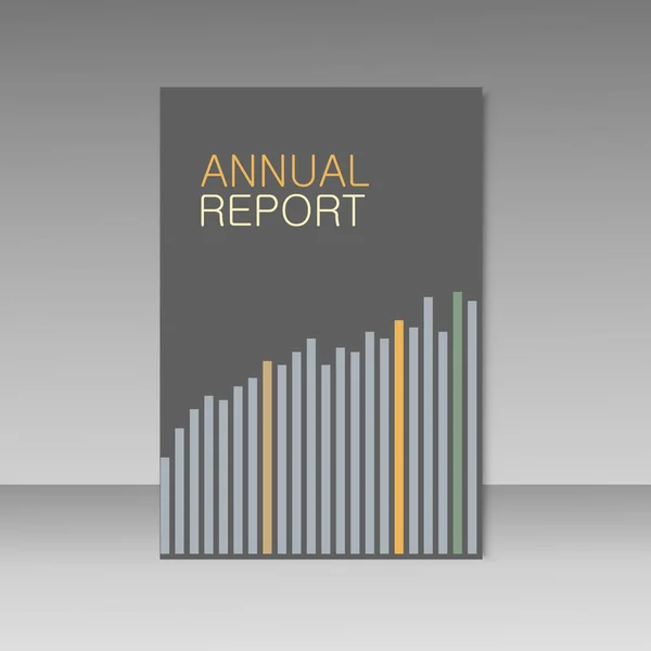 Vektor einfaches Broschüren-Design für Ihren Bericht — Stockvektor