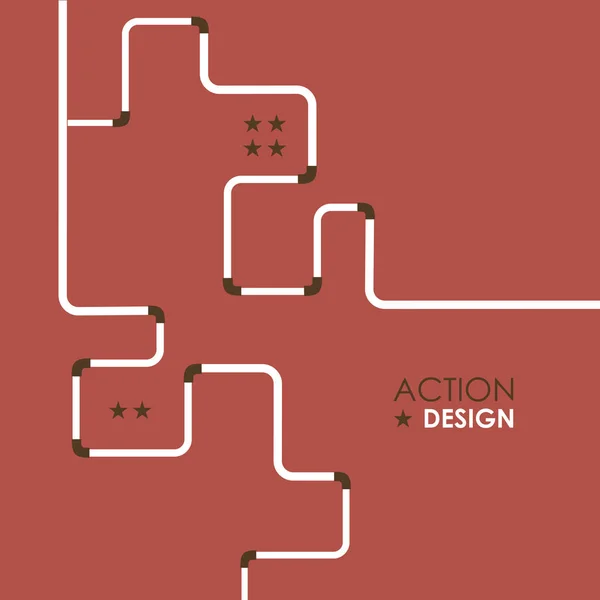 Conjunto de vectores de tuberías. Ilustración de vectores de tuberías. Tubo de gas. Tubería. Tubería. Fondo del sistema de tuberías — Vector de stock