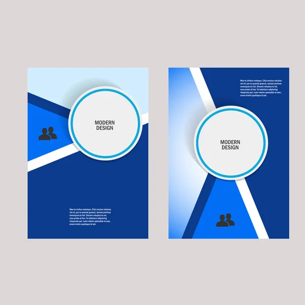 Vector design cover ontwerp brochure in A4-formaat — Stockvector