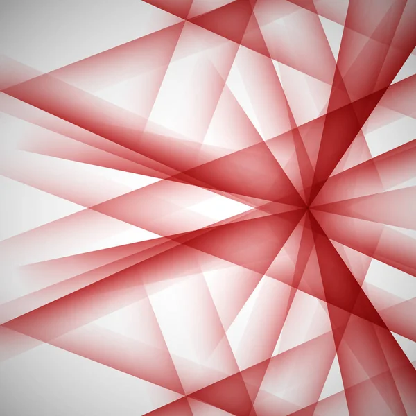 Abstrakte rote Linien auf weißem Hintergrund — Stockvektor