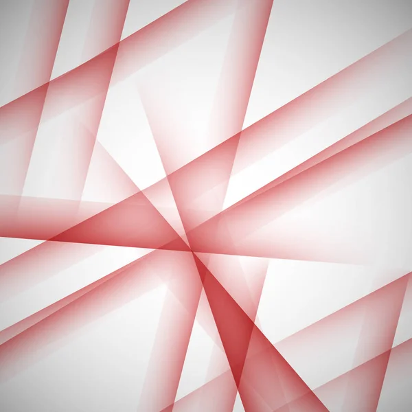 Abstraktní červené čáry na bílém pozadí — Stockový vektor