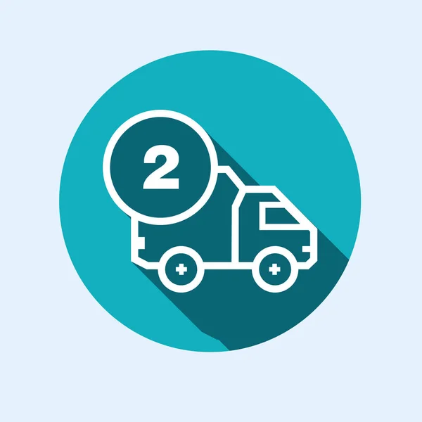 Ikona pro vozidla dodávky služeb a zboží — Stockový vektor