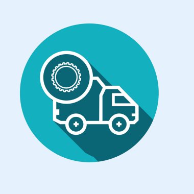 araç teslim hizmetleri ve ürünler için simge