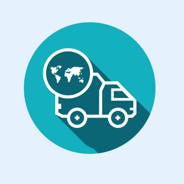 araç teslim hizmetleri ve ürünler için simge