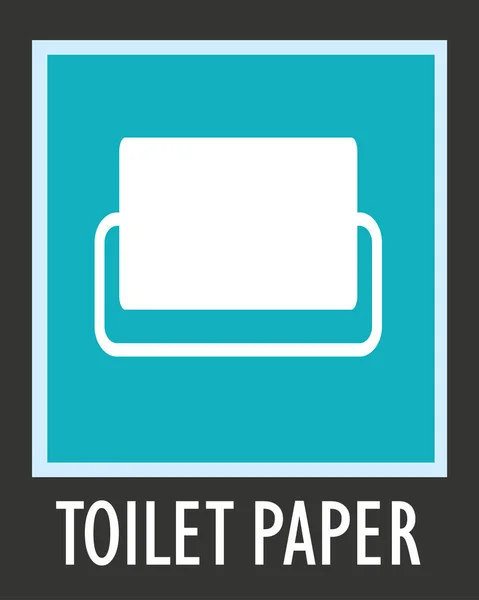 Vektör basit tuvalet kağıdı — Stok Vektör