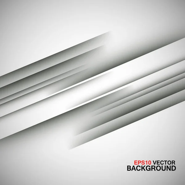 Vector rayas grises fondo abstracto blanco — Vector de stock