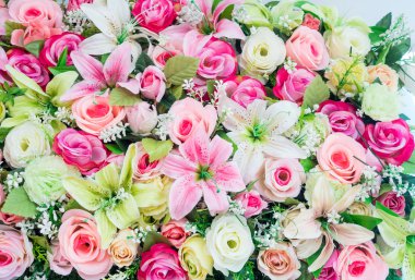 Çiçekler çok güzel arka plan için dekore edilmiş 