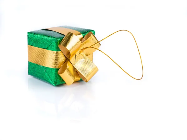 Christmas gift boxes isolated on white — Stock Photo, Image