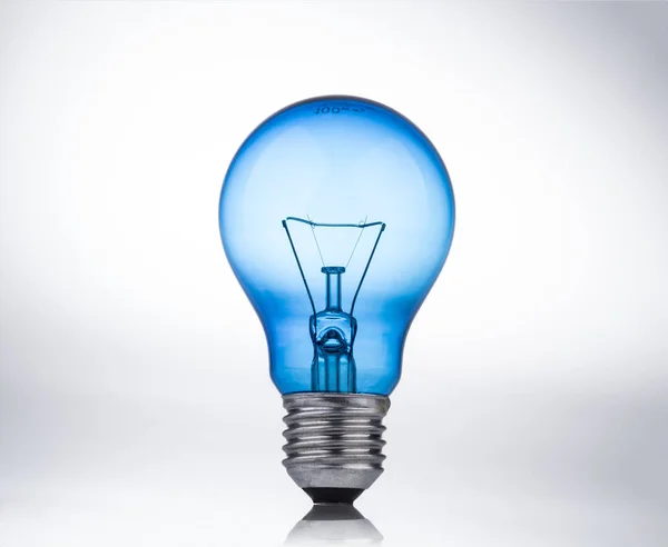 High power edison light bulb on white background — Stock Photo, Image