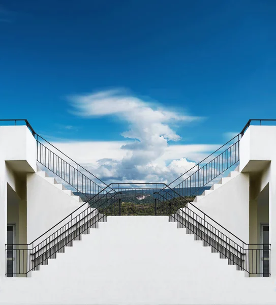 Stair step up, conceptual design — Stock Photo, Image