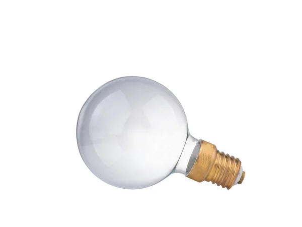 High power edison light bulb on white — Stock Photo, Image